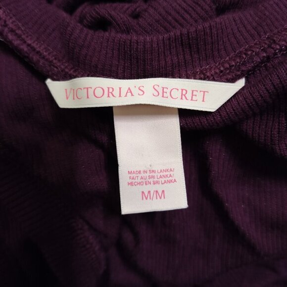 Victoria’s Secret Sheath Sleeveless Dress Racerback Eggplant Purple Size Medium - Picture 3 of 6
